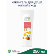 Гель крем для душа женский мужской Мягкий уход BIO FORMULA без силиконов и парабенов 250 мл